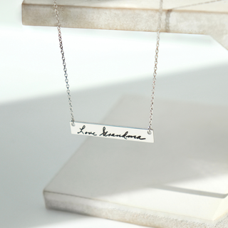 gift for grandma actual handwriting custom necklace