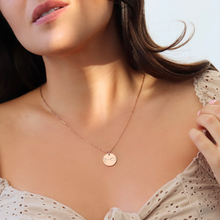 Custom Long Distance Necklace | State or Country Pendant